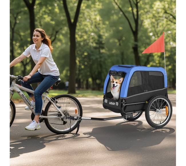 Dviračio priekaba šunims, iki 30 kg8