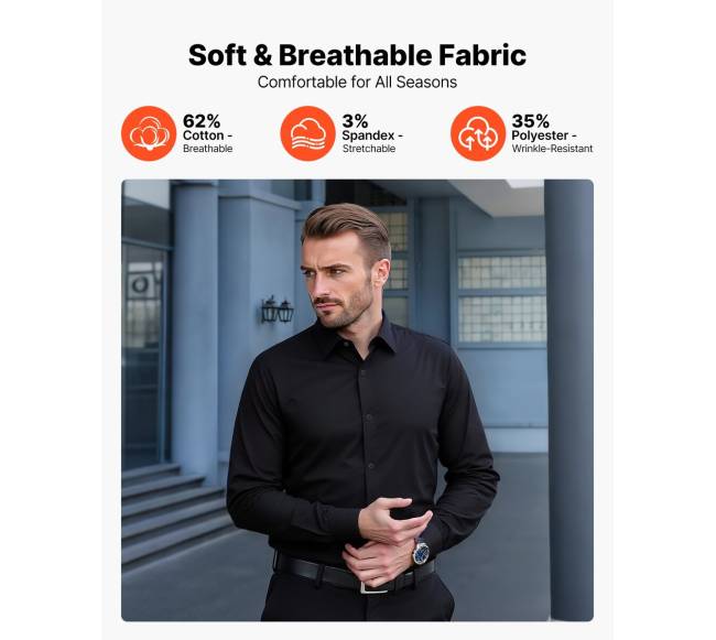 Juodos spalvos vyriški marškiniai ilgomis rankovėmis1