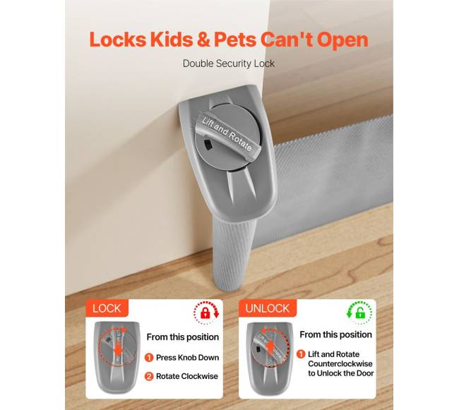 Ištraukiami varteliai vaikams 1450 mm4