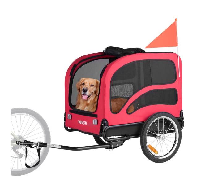 Šuns priekaba dviračiui ir vežimėlis7