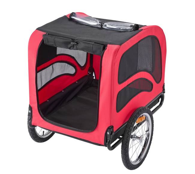 Šuns priekaba dviračiui ir vežimėlis10