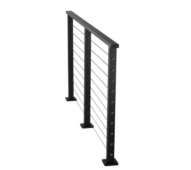 198 cm kabelių turėklų komplektas su stulpeliu10