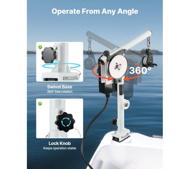 Elektrinis jūros gėrybių traukiklis 12V 1200W3
