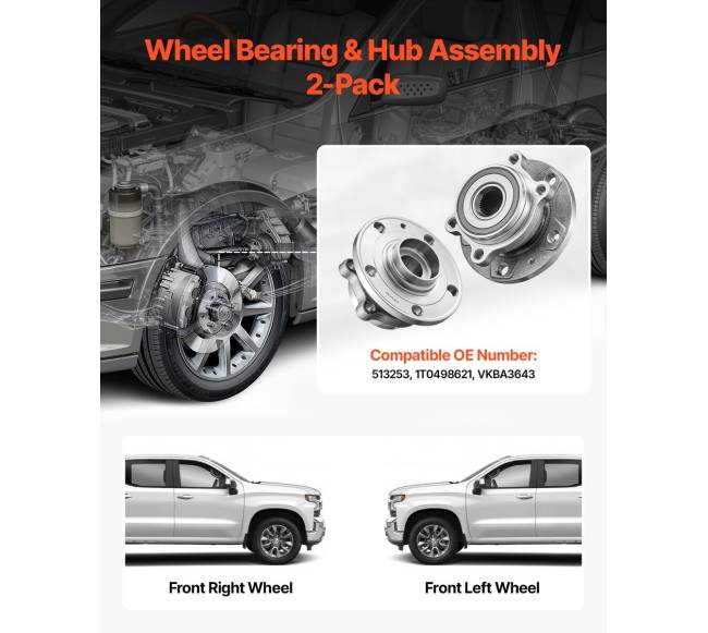 Priekinis ratų guolių komplektas Audi Q3 ir VW Beetle2