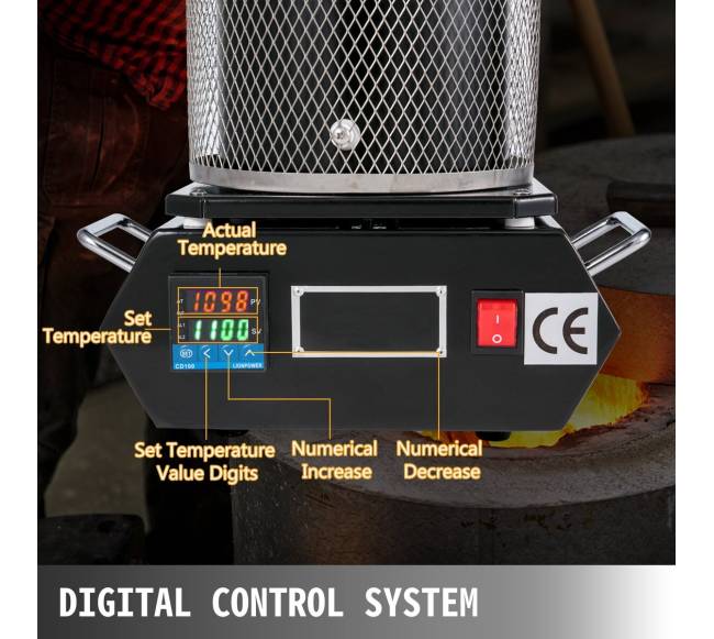 Auksiniams ir kitiems metalams lydymo krosnelė2