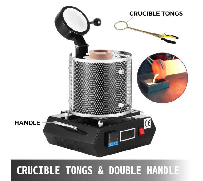 Auksiniams ir kitiems metalams lydymo krosnelė5