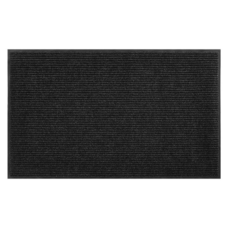 Pilkas įėjimo kilimėlis su PVC apatine danga0