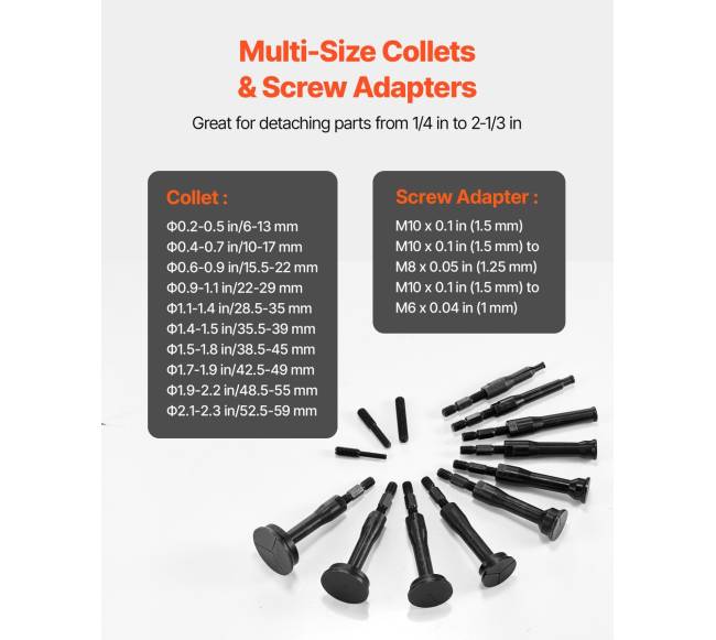 Aklos skylės guolių traukimo komplektas6