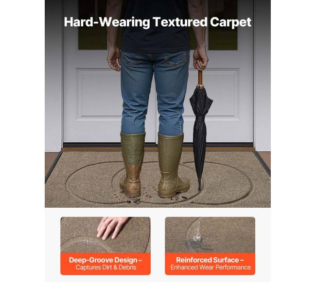 Prieangio kilimėlis, 1194 x 813 mm, rudas1