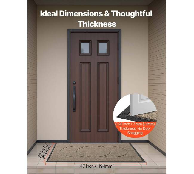 Prieangio kilimėlis, 1194 x 813 mm, rudas2