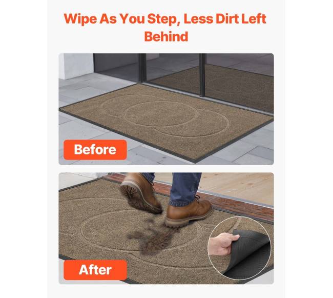 Prieangio kilimėlis, 1194 x 813 mm, rudas3