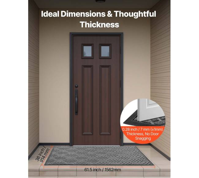 Prieškambario kilimėlis su TPE pagrindu2