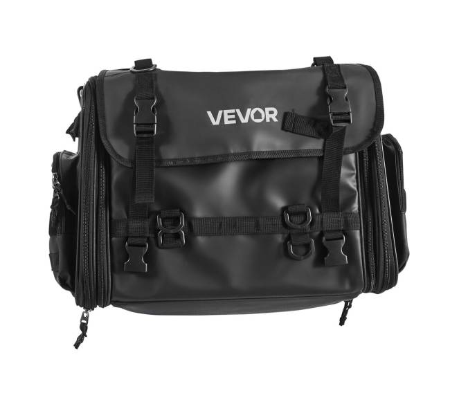 Motociklo galinė bagažinė su lietaus apsauga7