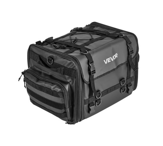 Motociklo galinė bagažinė su lietaus apsauga9