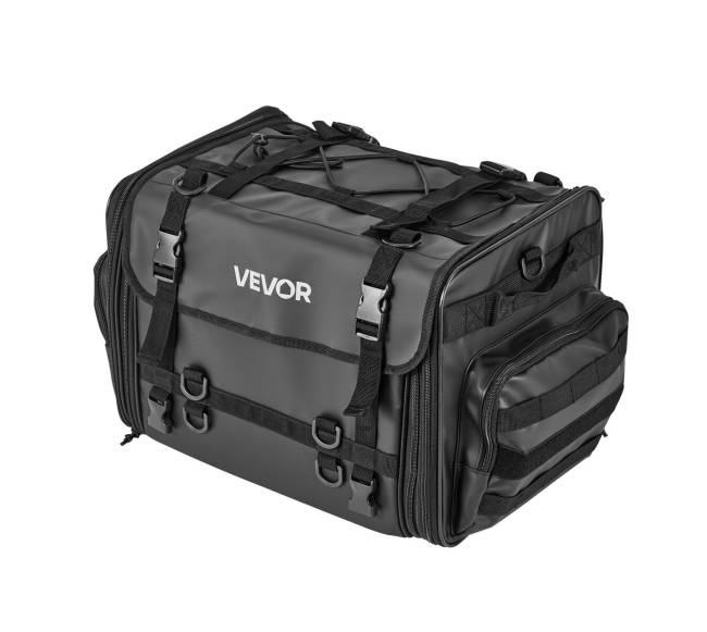 Motociklo galinė bagažinė su lietaus apsauga10