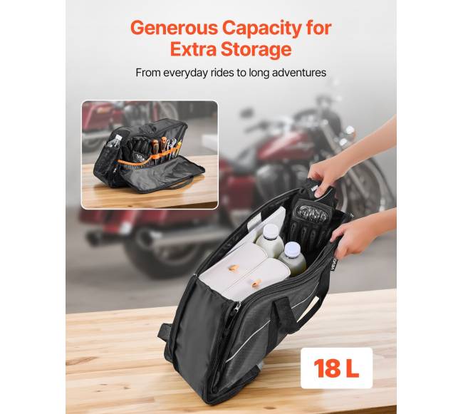 Motociklo šoninės spintelės įdėklas, 18 L2