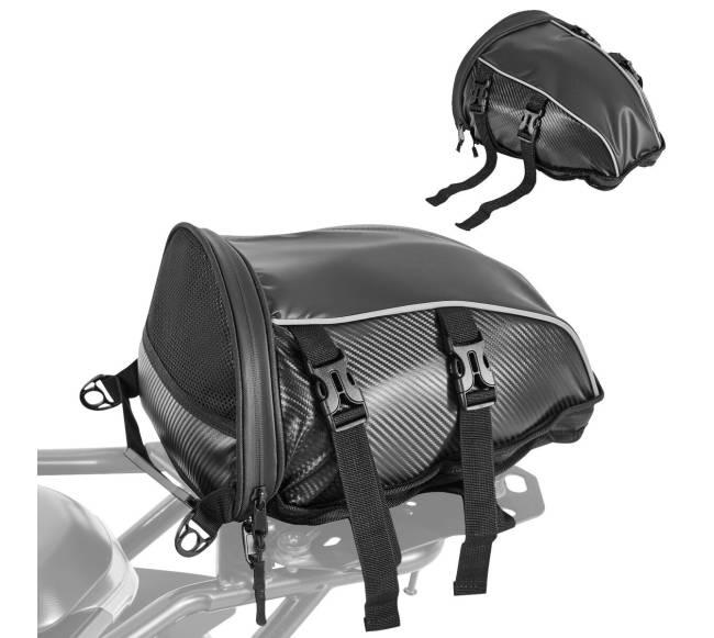 Motociklo galinė krepšys 10 L su lietaus danga0