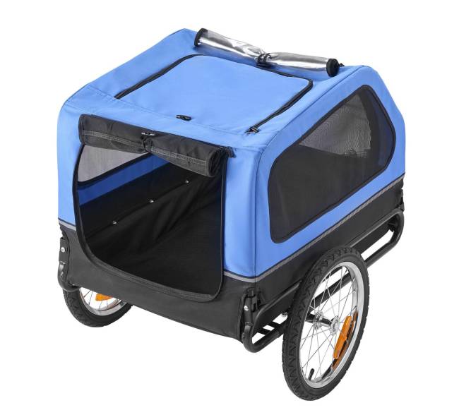 Šuns dviračio priekaba iki 40 kg9