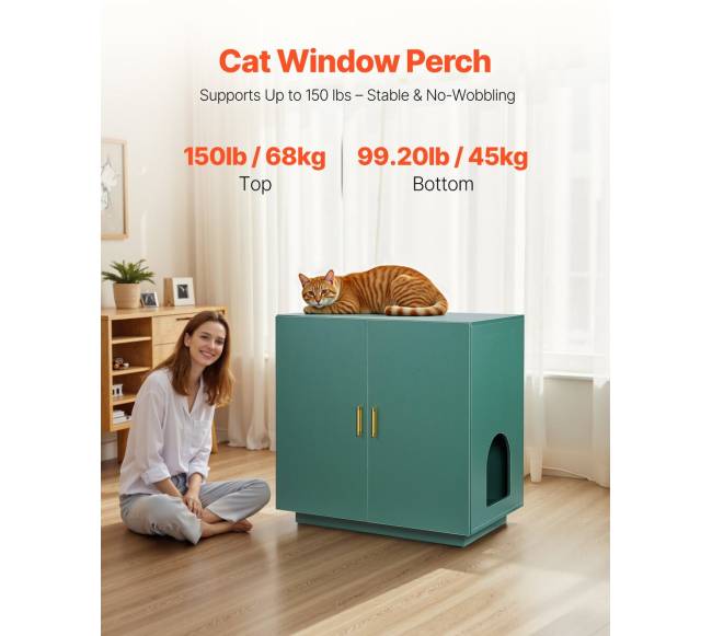 Katės kraiko dėžės spintelė, 80 cm2