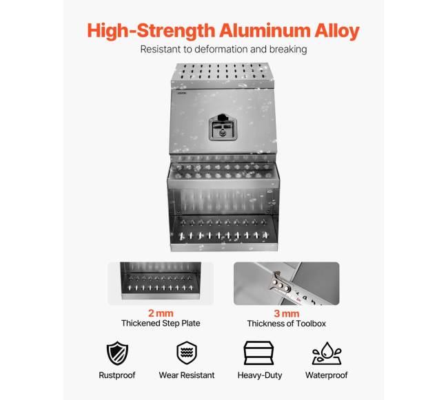 Puspriekabės įrankių dėžė su T formos užraktu1