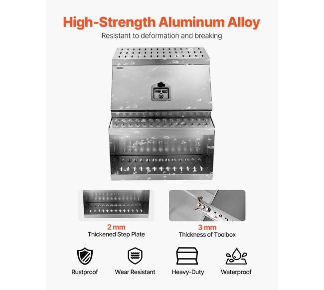 Puspriekabės įrankių dėžė su rankena2
