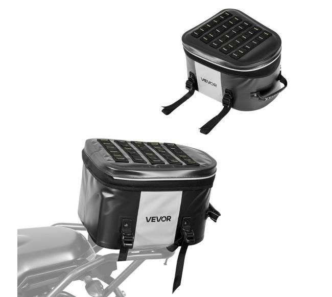 Motociklo galinė krepšys 28 L, juoda0