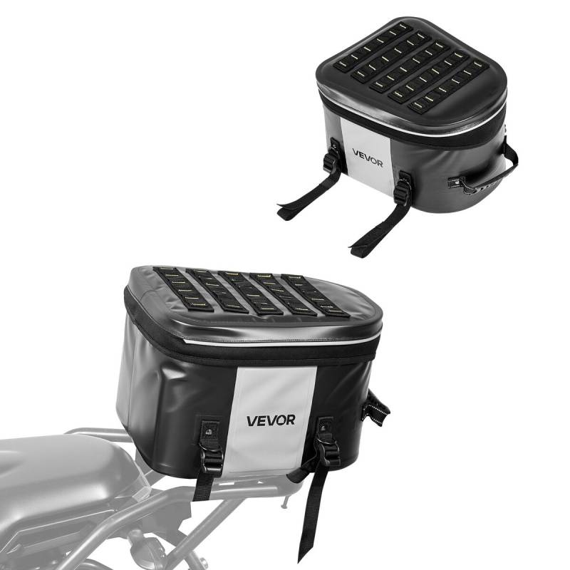 Motociklo galinė krepšys 28 L, juoda0