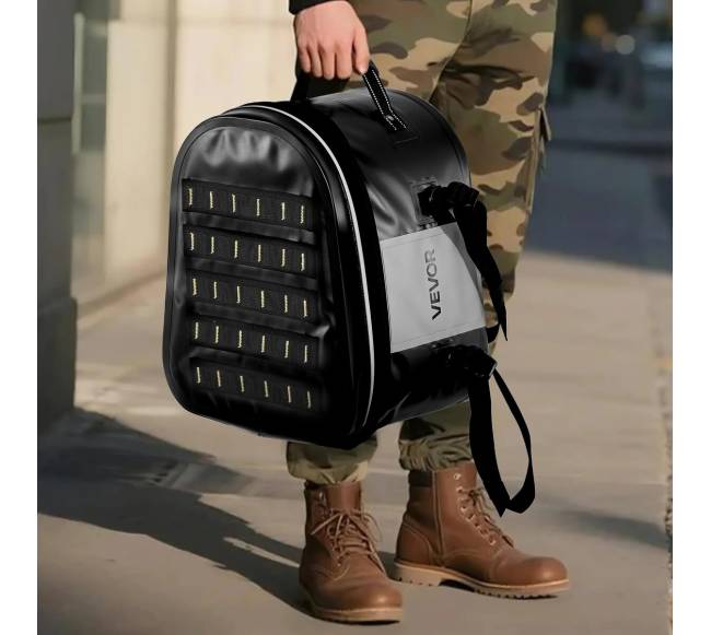 Motociklo galinė krepšys 28 L, juoda7