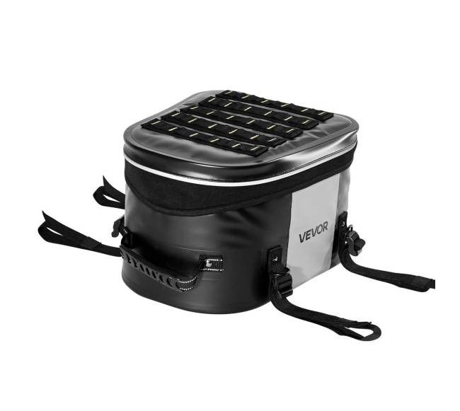 Motociklo galinė krepšys 28 L, juoda10