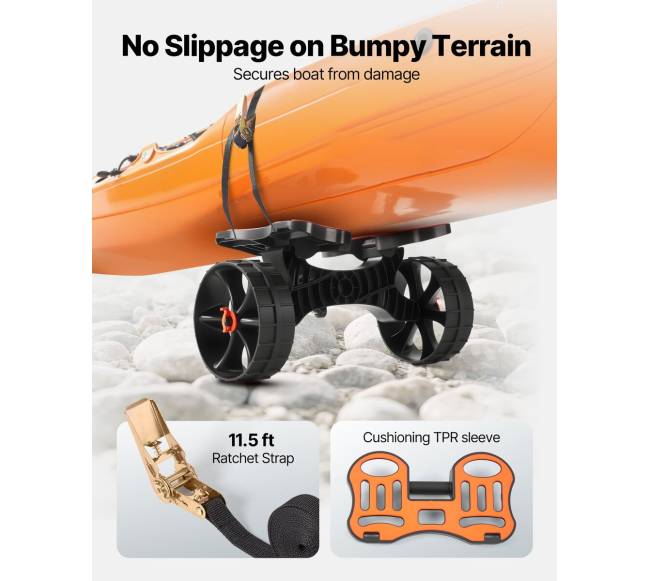 Sulankstomas vežimėlis baidarėms pervežti4