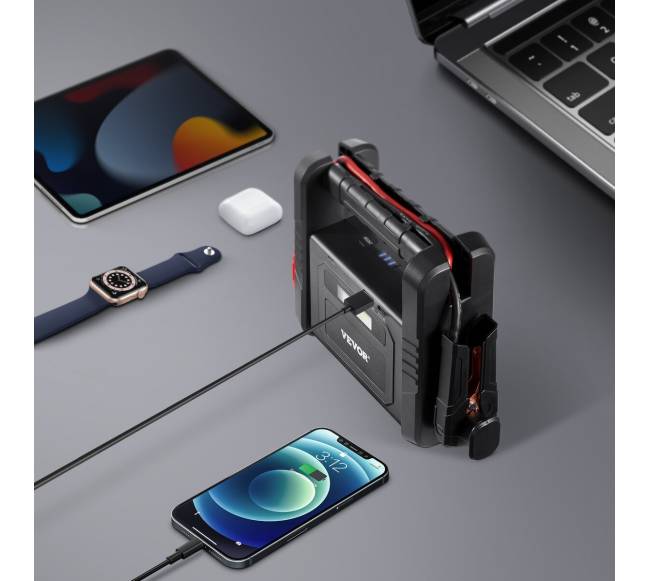 Automobilio starteris su oro kompresoriumi7