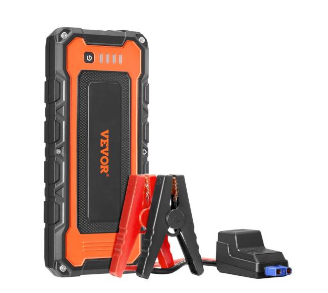 Automobilio paleidiklis su kompresoriumi0