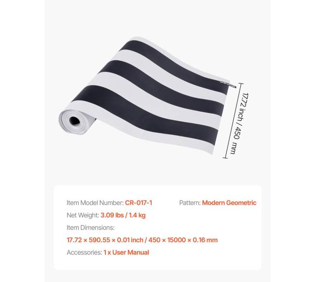 Lipni tapetai 45cm x 15m juodai balti6