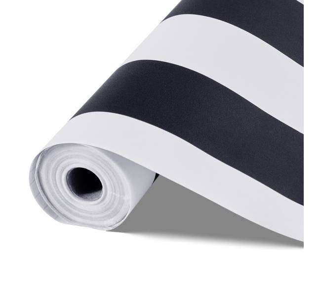 Lipni tapetai 45cm x 15m juodai balti10