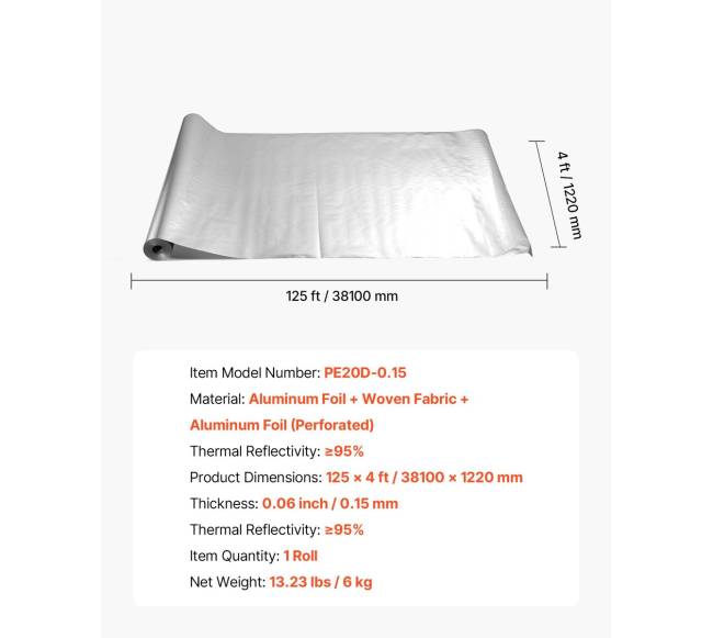 Dvipusė izoliacinė folija stogams ir langams6