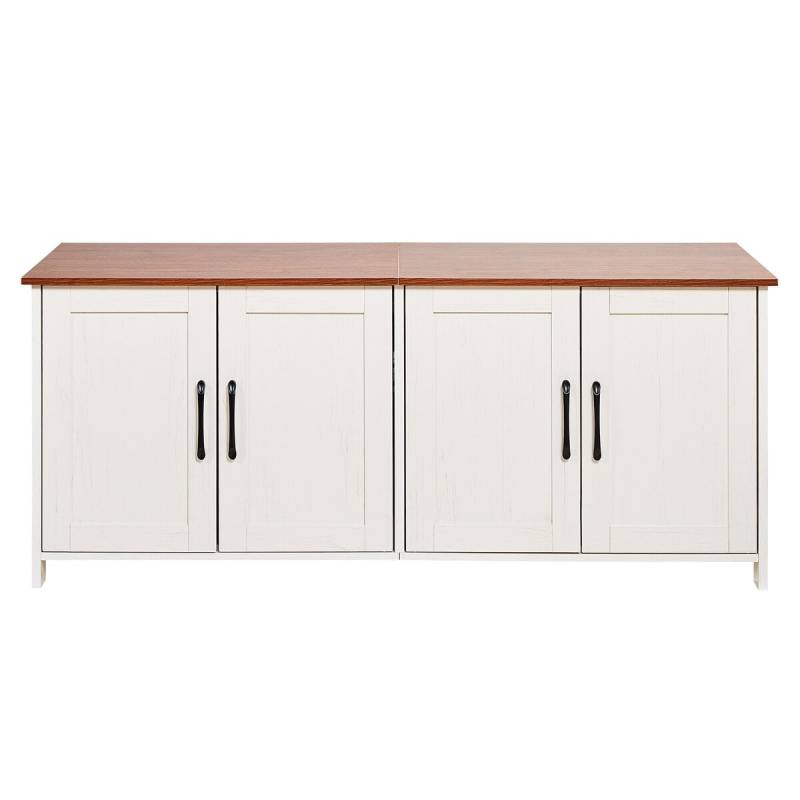 Kačių tualeto dėžės uždangalas su 4 durimis0