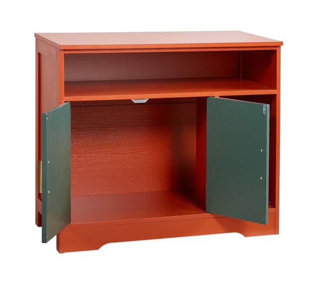 Katės kraiko dėžės spintelė su lentyna10