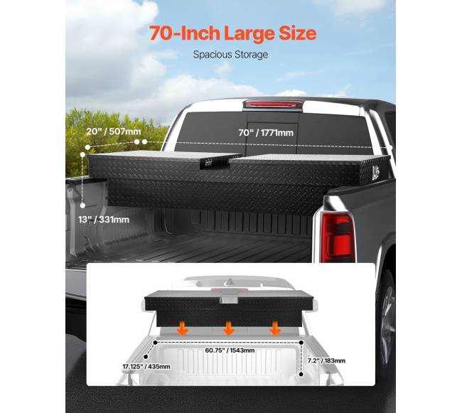 Aliuminio įrankių dėžė automobilio priekabai1