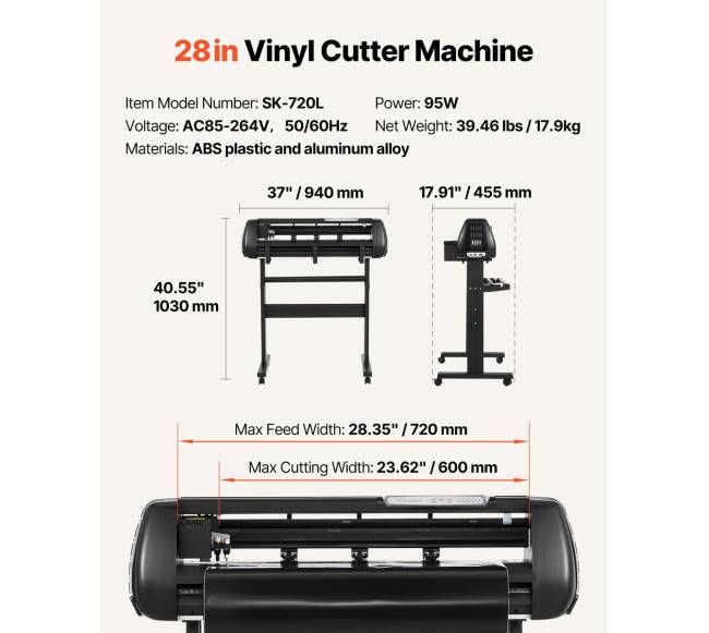 Vinilo pjaustymo mašina su LED ekranu6