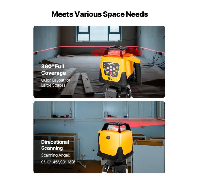 Rotacinis lazerinis lygis, nustatomas nuolydis2