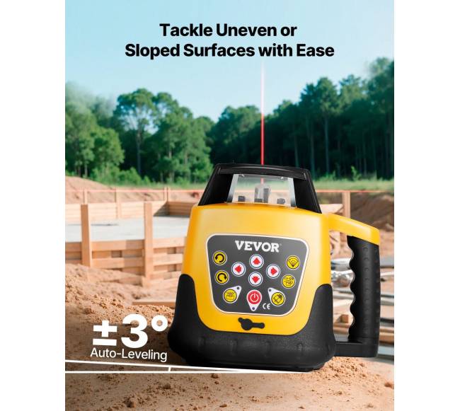 Rotacinis lazerinis lygis, nustatomas nuolydis3