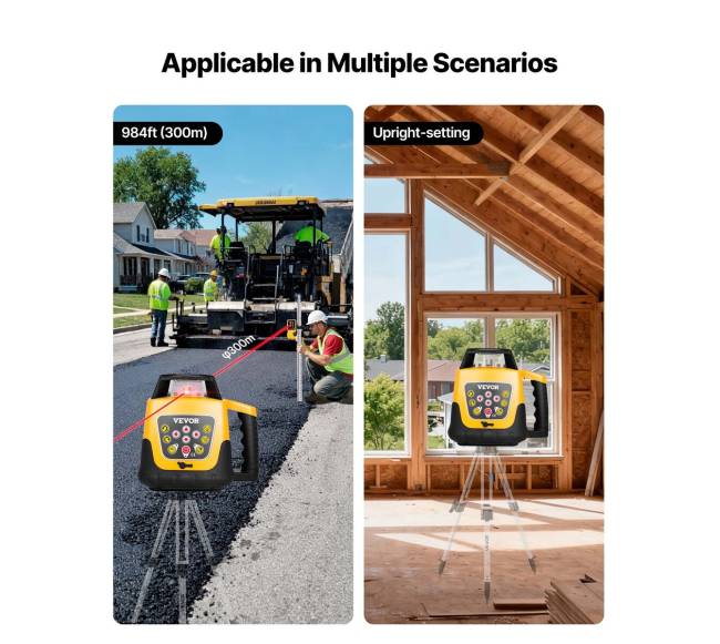 Rotacinis lazerinis lygis, nustatomas nuolydis4