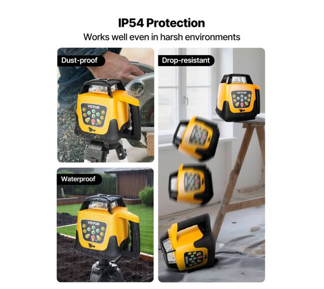 Rotacinis lazerinis lygio rinkinys, 500 m1