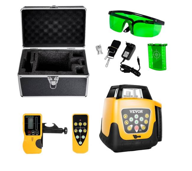 Rotacinis lazerinis lygio rinkinys, 500 m8