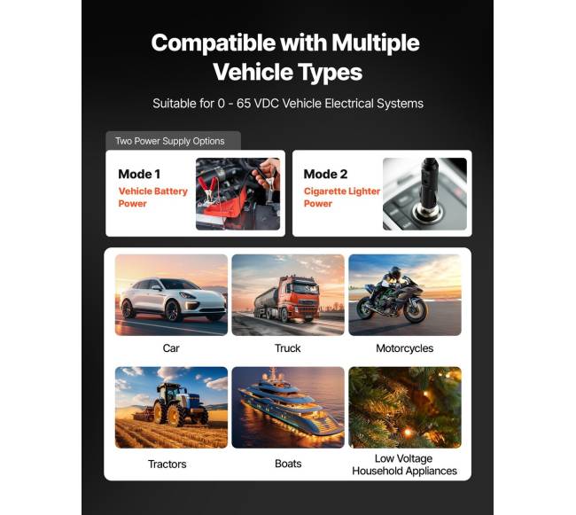 Automobilinis grandinės testeris 8–35 DCV2