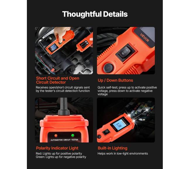 Automobilinis grandinės testeris 8–35 DCV5