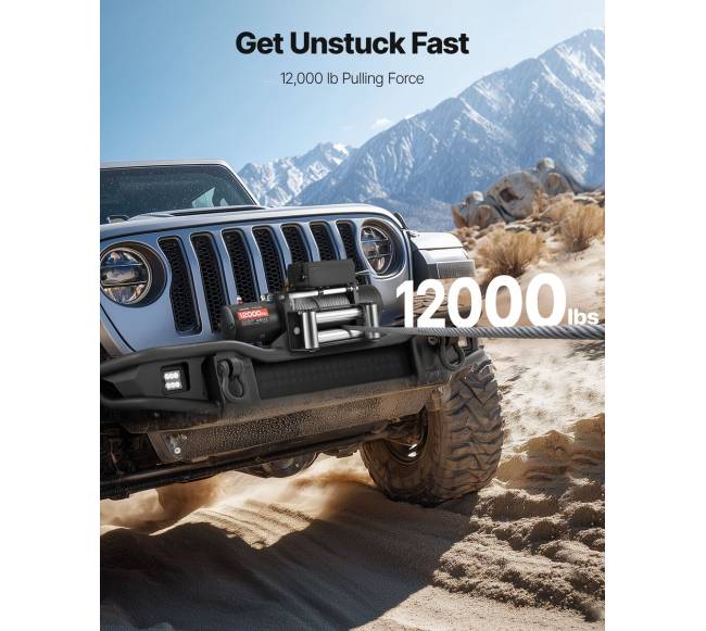 Elektrinė gervė, 5400 kg apkrova, 12V DC1