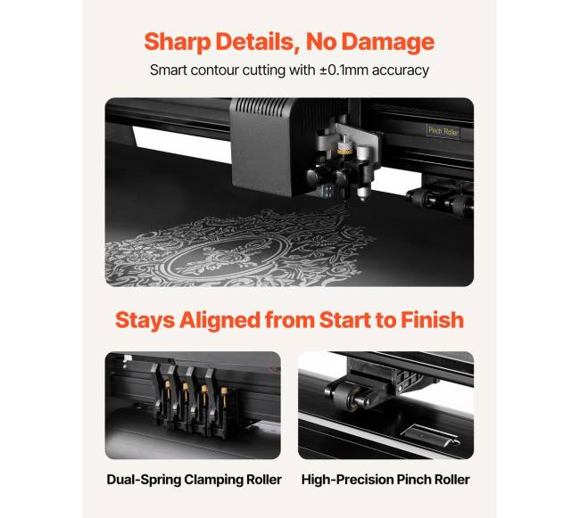 Vinilo pjaustymo mašina su dviem peiliais5