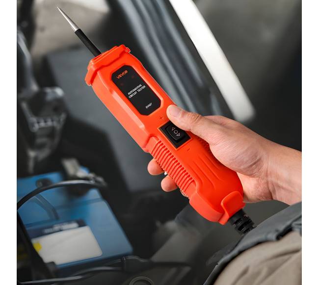 Automobilių elektros grandinės testeris su apšvietimu7