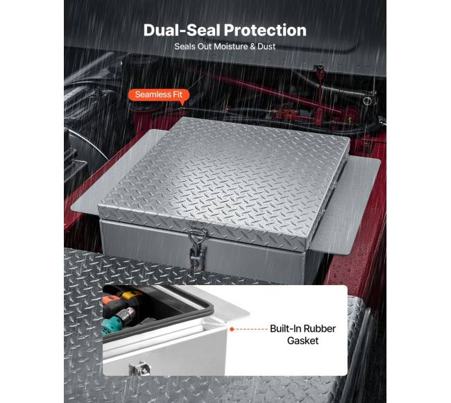 Sunkvežimio lovos aliuminio įrankių dėžė2